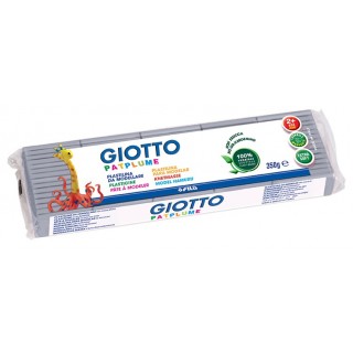 PLASTICINA GIOTTO PATPLUME CINZA 350 